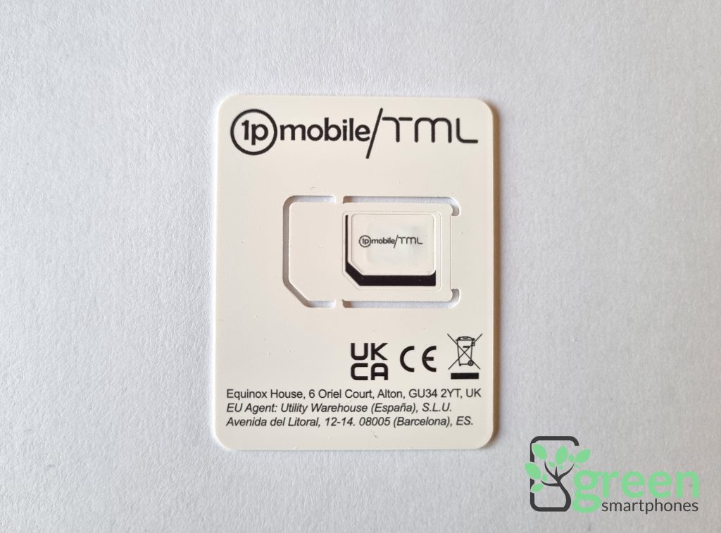 1pMobile SIM card.