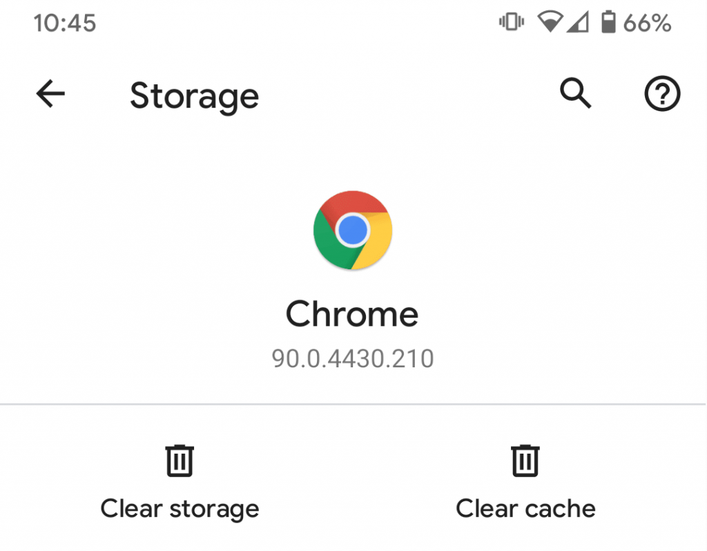 Android clearing the app cache.