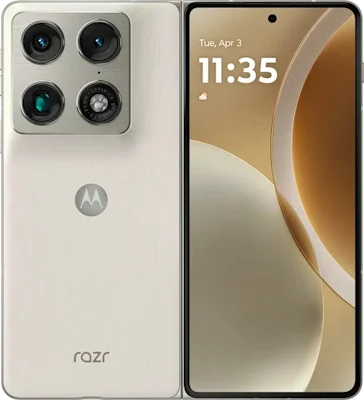 Razr Fold in White