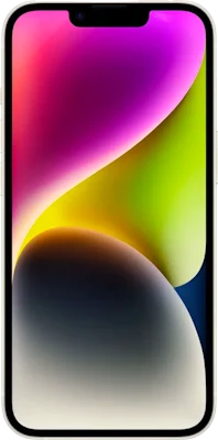iPhone 14 in Starlight