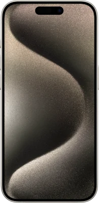 iPhone 15 Pro in Natural Titanium