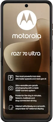 Razr 70 Ultra in Brown