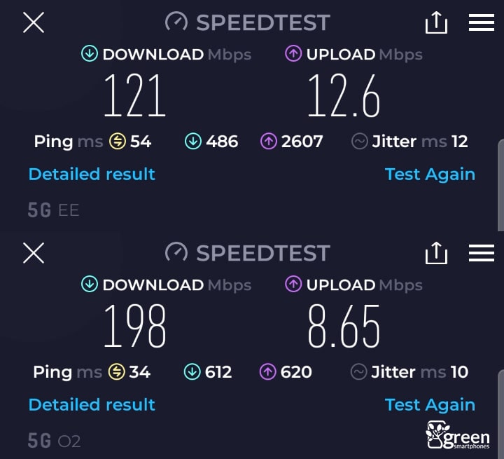 EE vs O2 5G.