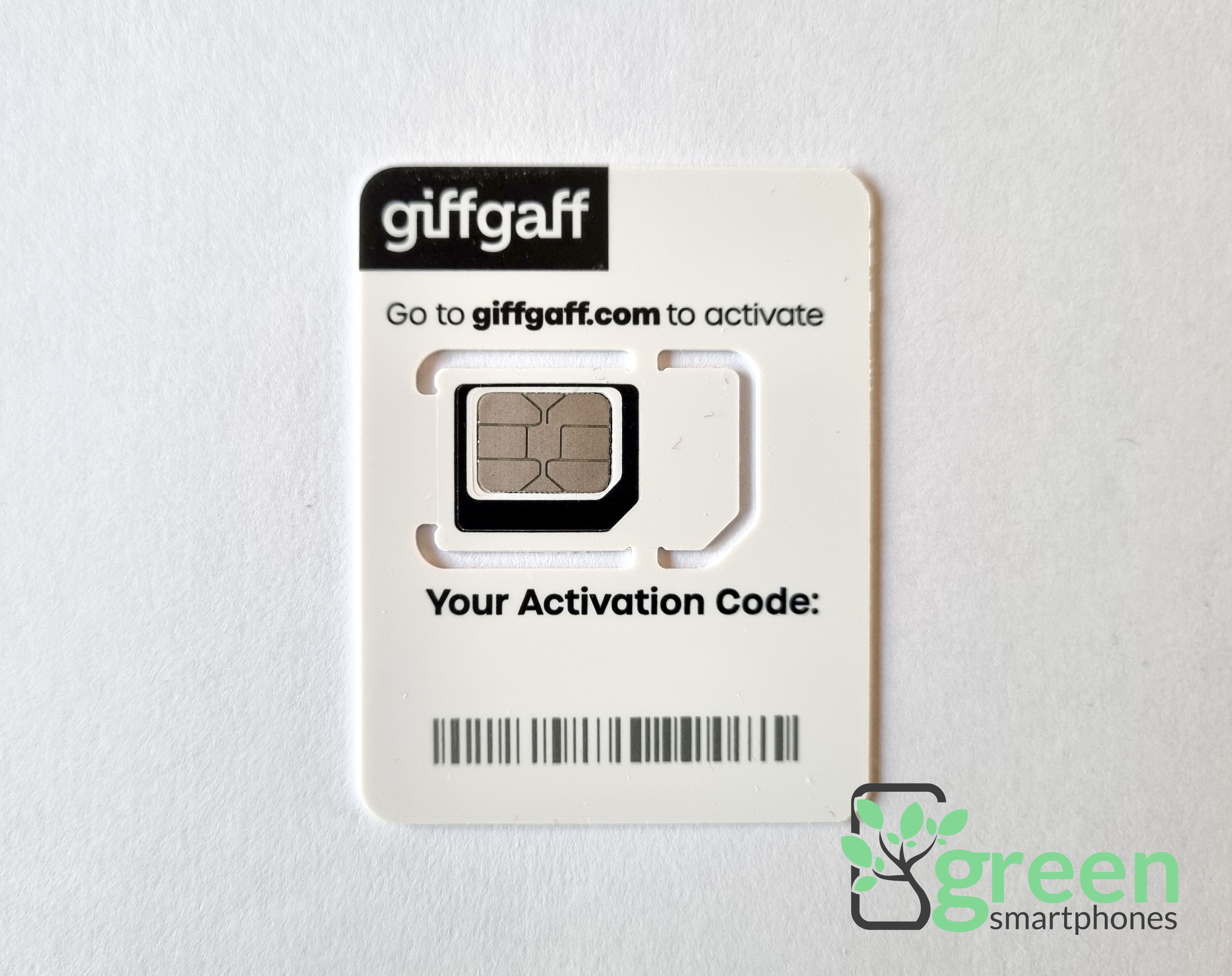 giffgaff SIM card.