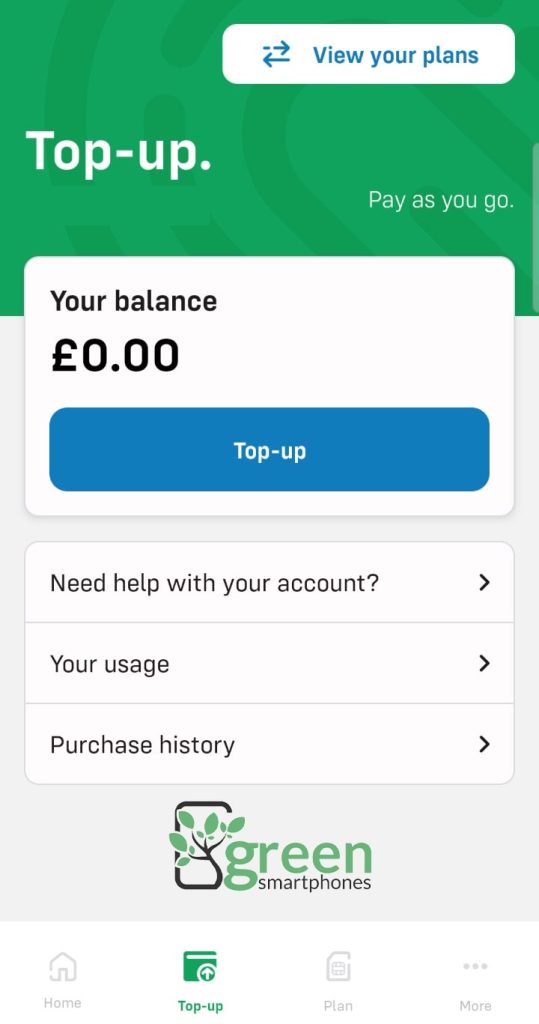 iD Mobile app.