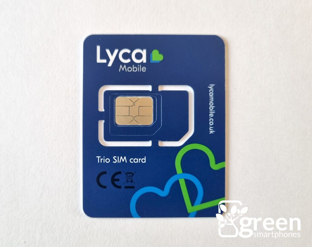 Lyca Mobile SIM card.
