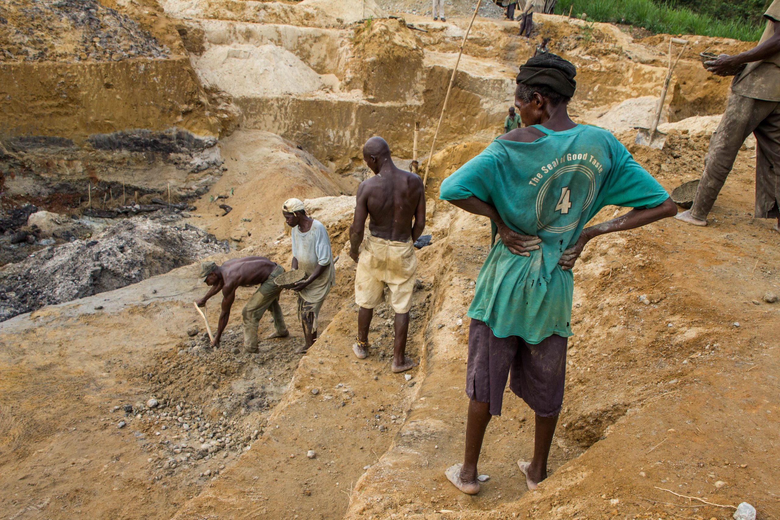 Mining in Sierra Leone.