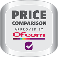 Ofcom accredited price comparison website badge.