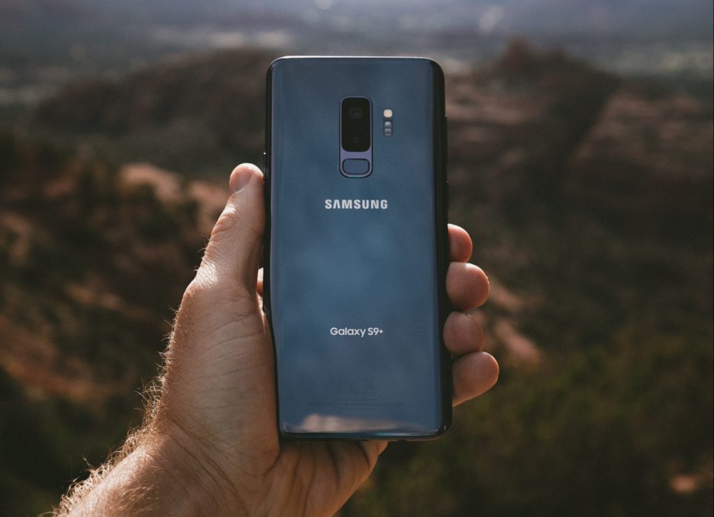 Samsung Galaxy S9 Plus.