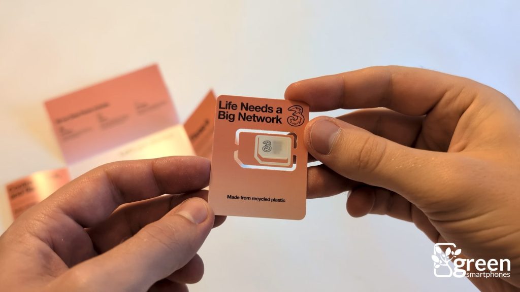 Three SIM card.
