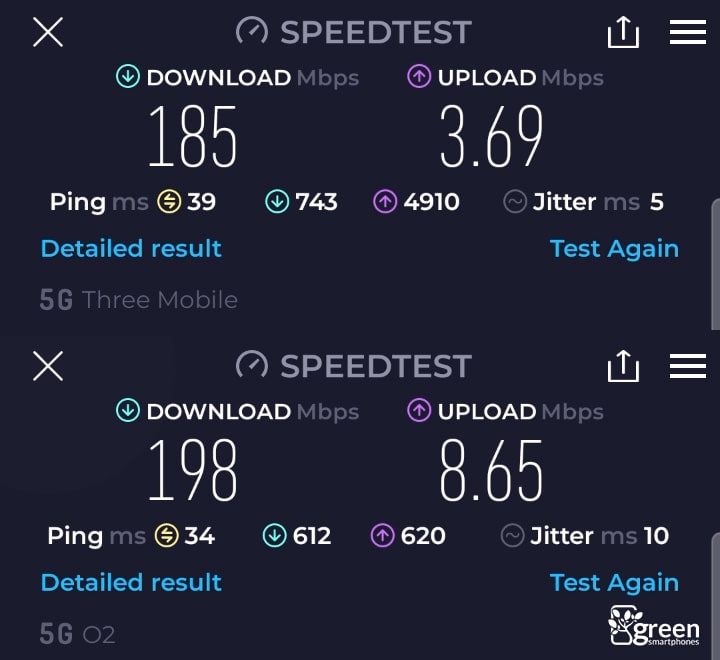 Three vs O2 5G.
