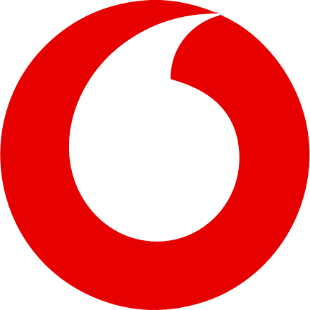 Vodafone logo.