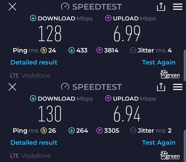 VOXI vs Vodafone 4G.